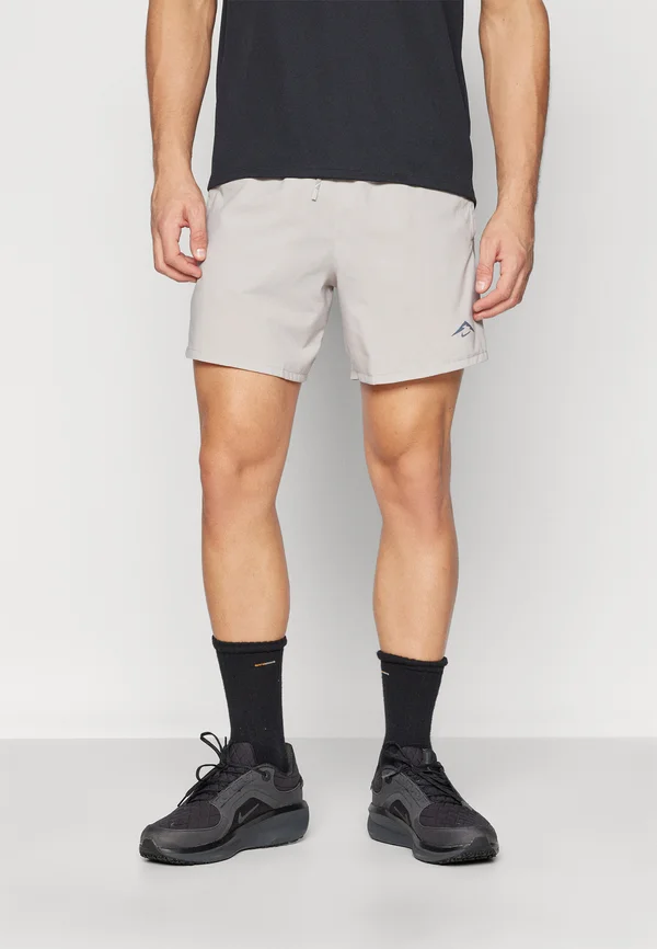 TRAIL SHORT - Kurze Sporthose - college grey/cave stone/barely volt/black