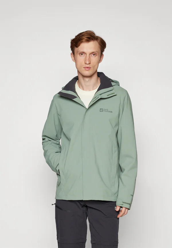 TRAILTIME - Regenjacke / wasserabweisende Jacke - eucalyptus