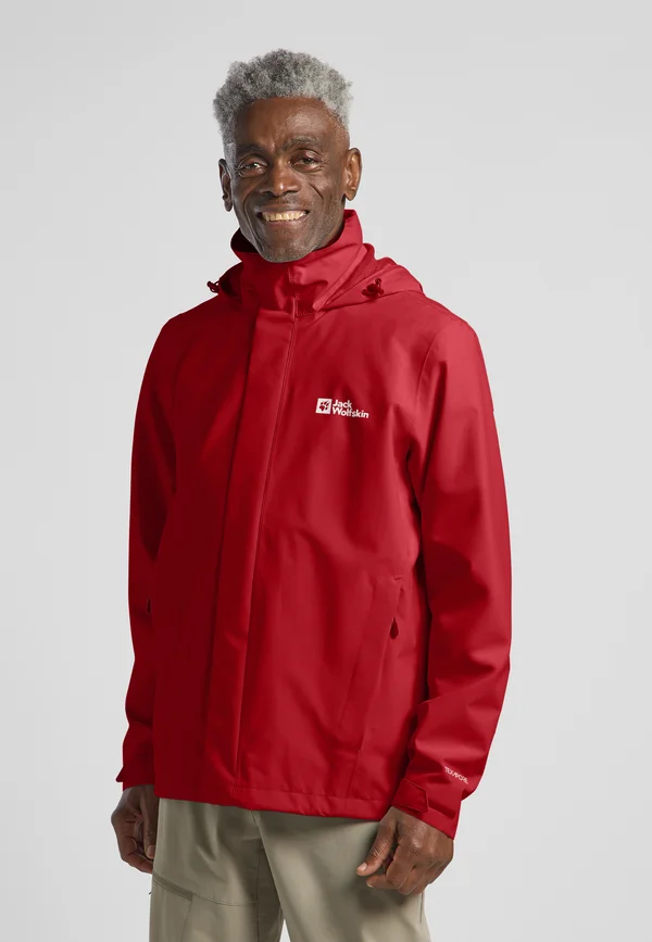 TRAILTIME - Regenjacke / wasserabweisende Jacke - red