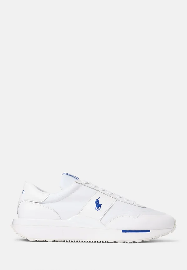 TRAIN 89 LEATHER PANELED SNEAKER UNISEX - Sneaker low - white/royal