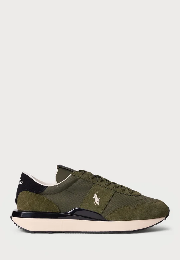 TRAIN 89 SUEDE & OXFORD SNEAKER UNISEX - Sneaker low - tonal olive