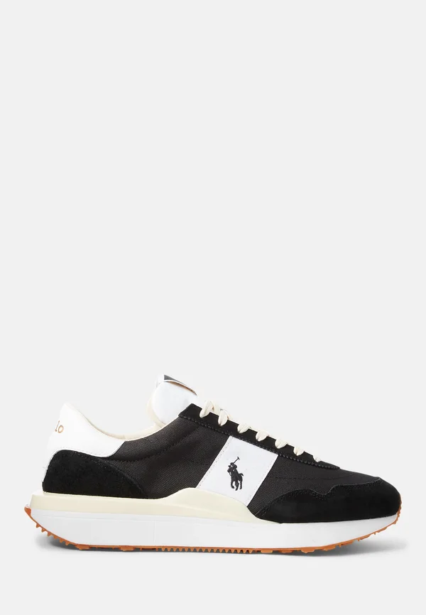 TRAIN 89 SUEDE AND OXFORD TRAINER - Sneaker low - black/white
