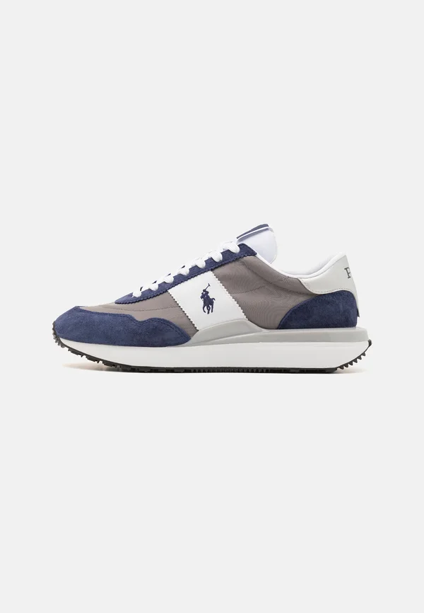 TRAIN 89 SUEDE PANELED SNEAKER - Sneaker low - navy/grey