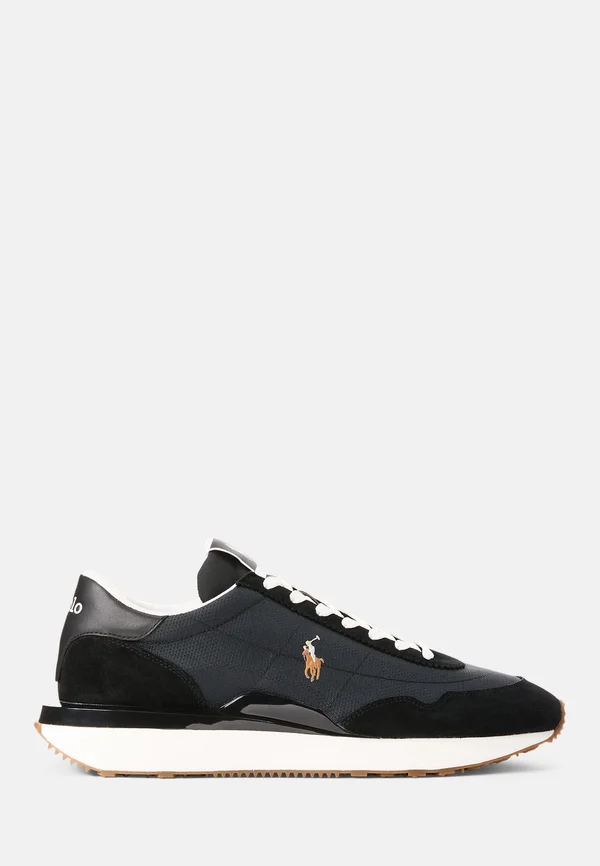 TRAIN 89 SUEDE-PANELED SNEAKER UNISEX - Sneaker low - black/multi