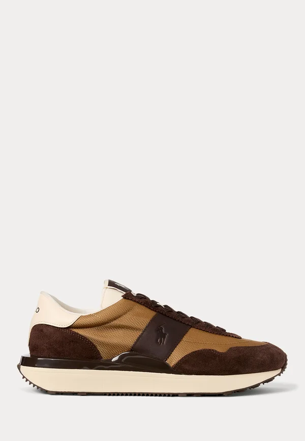 TRAIN 89 SUEDE-PANELED SNEAKER UNISEX - Sneaker low - brown multi