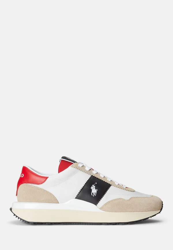 TRAIN 89 TOP - Sneaker low - milkshake/black/red