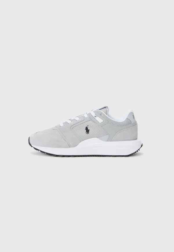 TRAIN 89 V2 SUEDE-PANELED SNEAKER - Sneaker low - grey/white