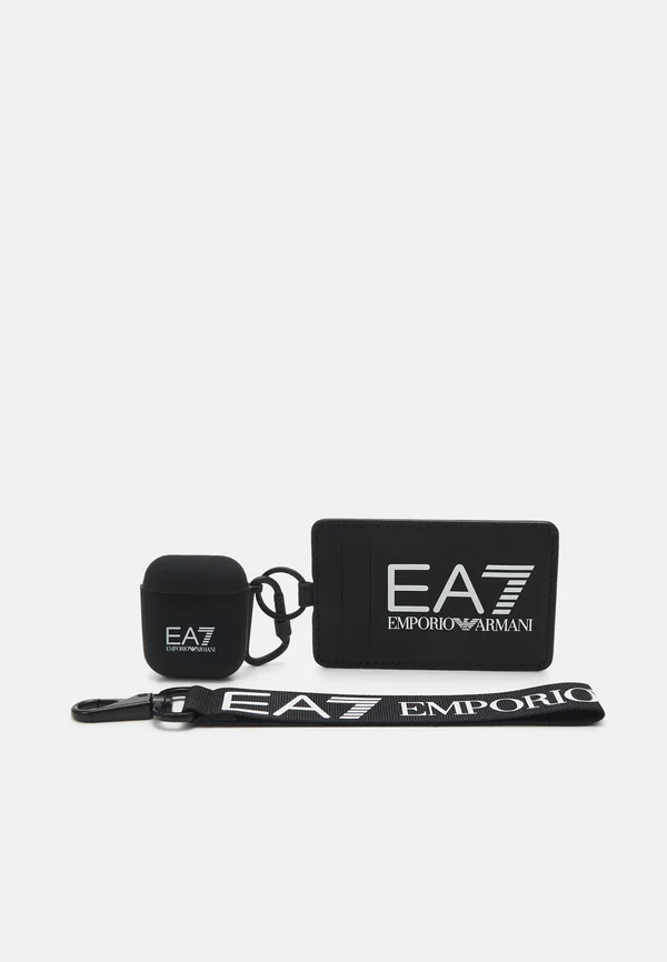 TRAIN AIR PODS CARD HOLDER UNISEX SET - Schlüsselanhänger - black/white