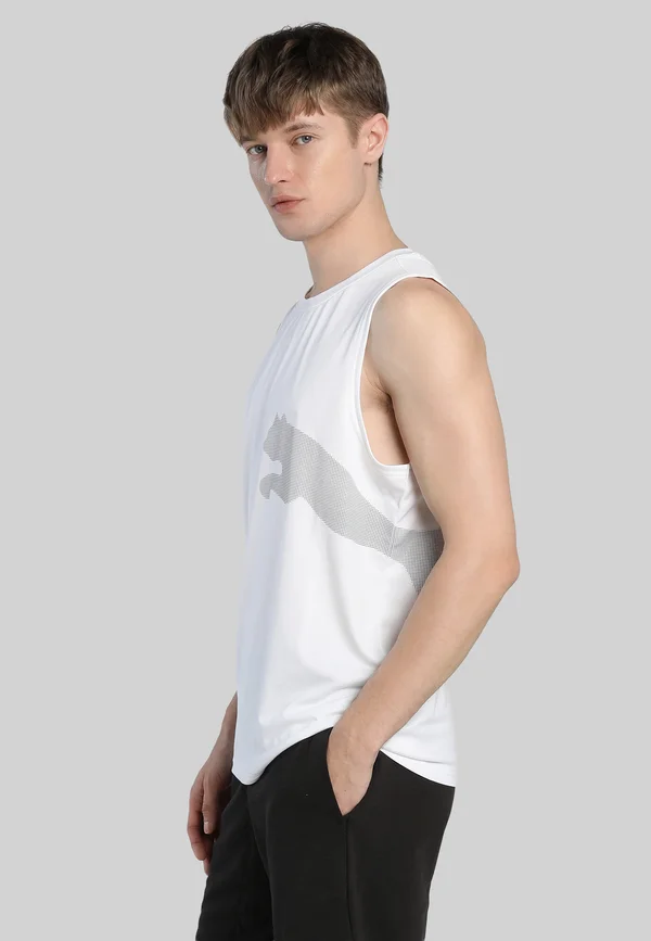 TRAIN ALL DAY BIG LOGO - Top - white