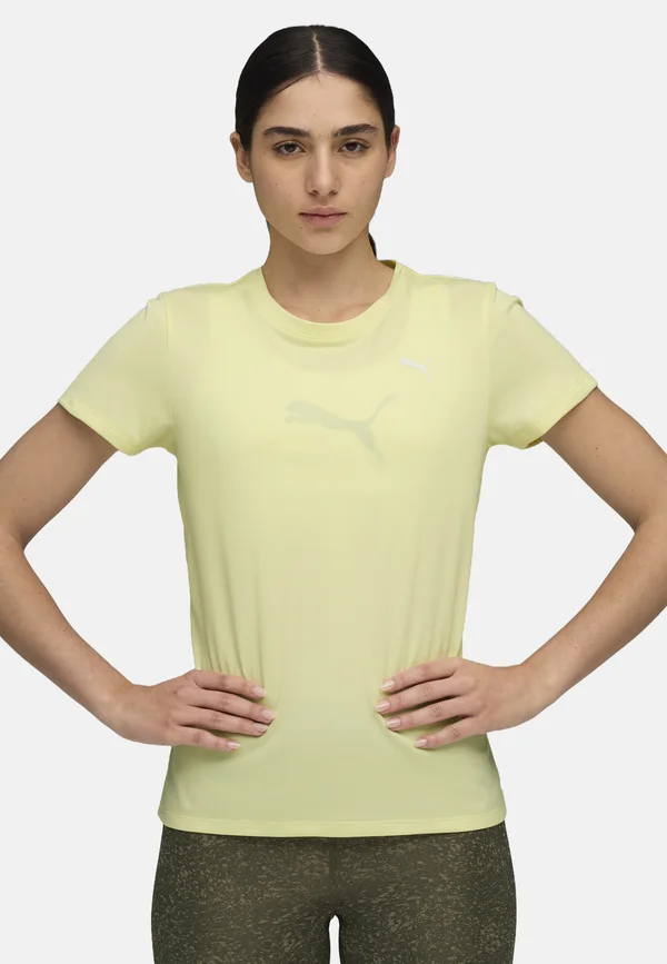 TRAIN ALL DAY ESSENTIALS CREW  - Sport T-Shirt - gold moon