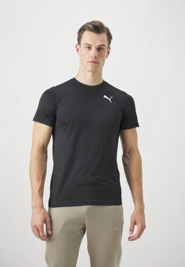 TRAIN BLASTER TEE - Sport T-Shirt - black/white