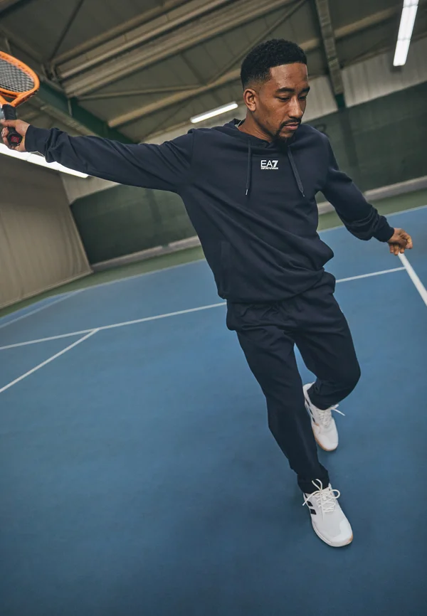 TRAIN CORE ID TRACK SUIT HOODIE - Trainingsanzug - blue