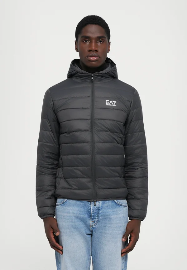 TRAIN CORE JACKET - Daunenjacke - asphalt