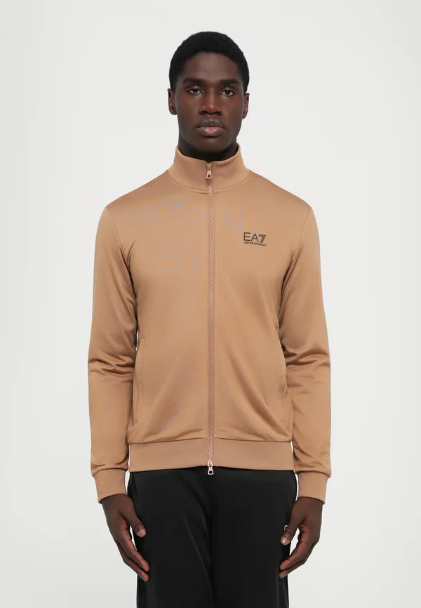 TRAIN CORE SUIT - Trainingsanzug - beige/black