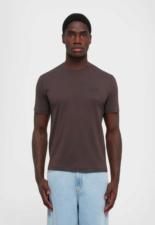 TRAIN CORE TEE - T-Shirt basic - chocolate brown