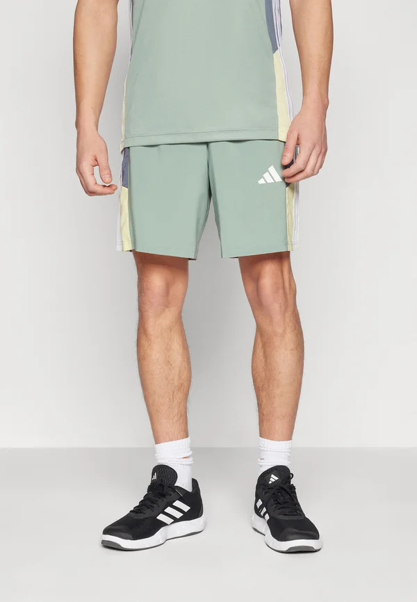 TRAIN ESSENTIALS SEASONAL SHORT - Kurze Sporthose - silver green