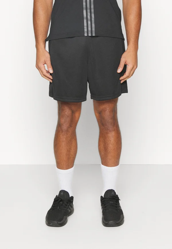 TRAIN ESSENTIALS SHORTS - Kurze Sporthose - black/white