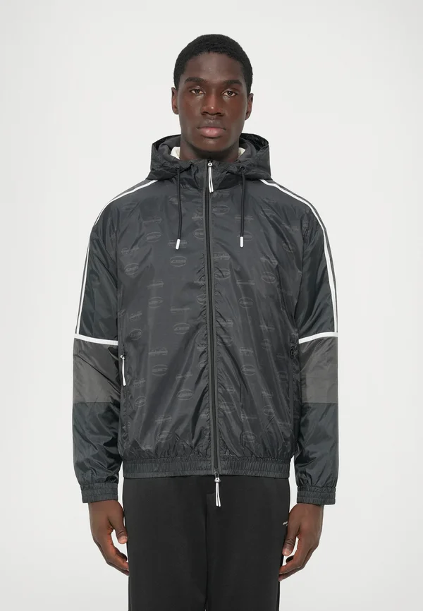 TRAIN GRAPHIC SERIES M MONOGRAM - Windbreaker - black fancy