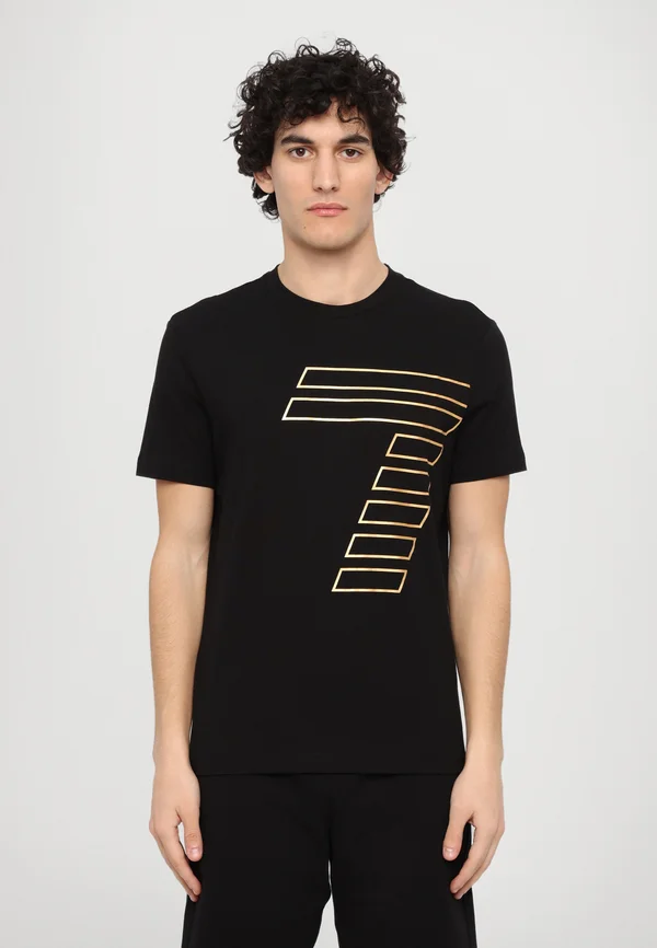 TRAIN GRAPHIC SERIES TEE  - T-Shirt print - black/gold