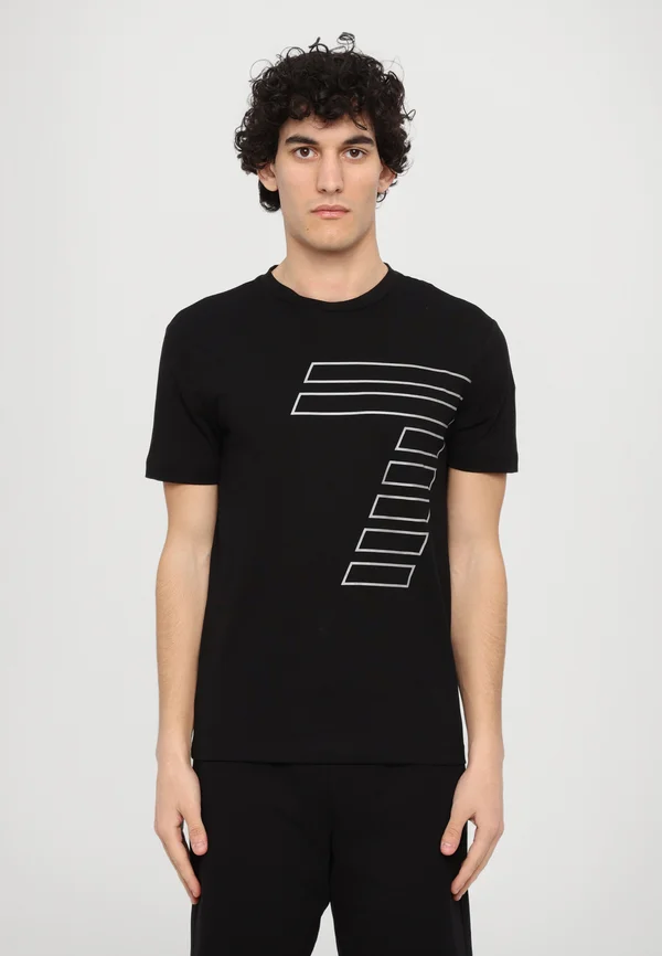 TRAIN GRAPHIC SERIES TEE  - T-Shirt print - black/silver