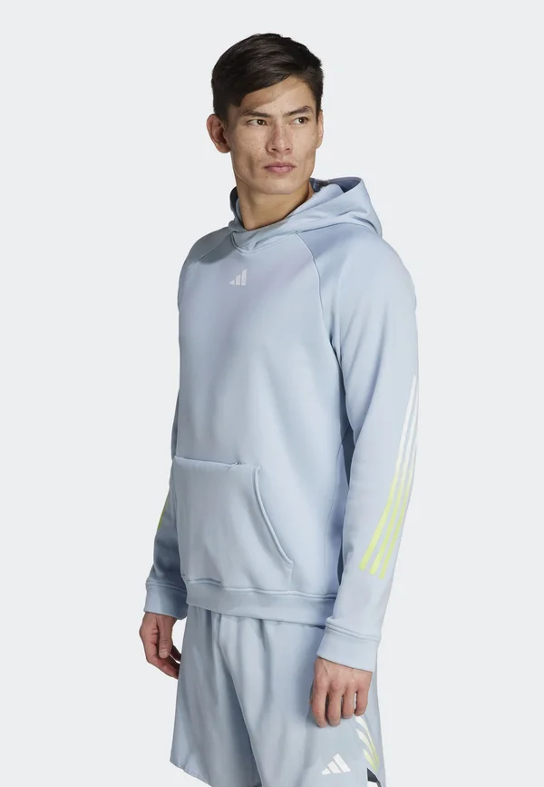 TRAIN ICONS 3-STRIPES - Kapuzenpullover -  blue   pulse lime   white