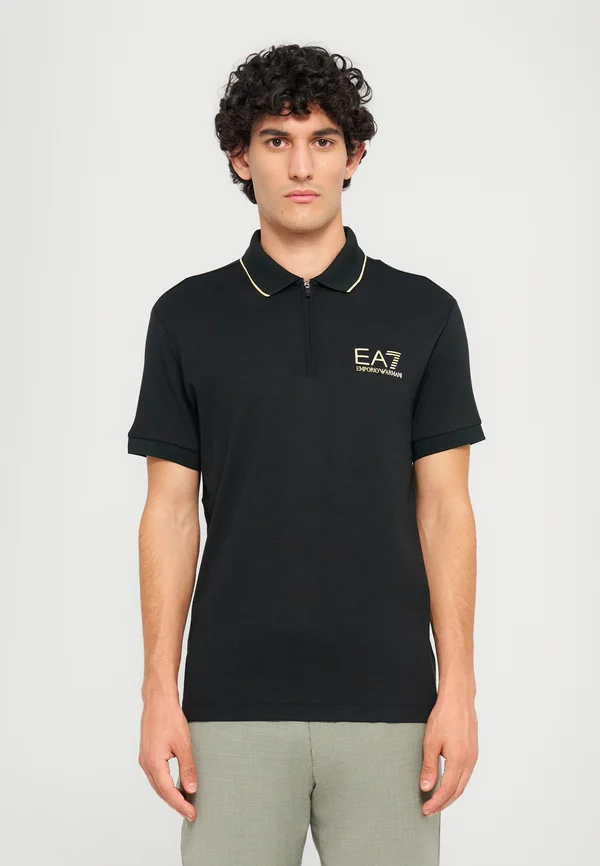 TRAIN LABEL - Poloshirt - black