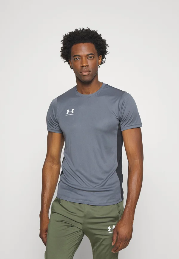 TRAIN - Sport T-Shirt - castlerock/white