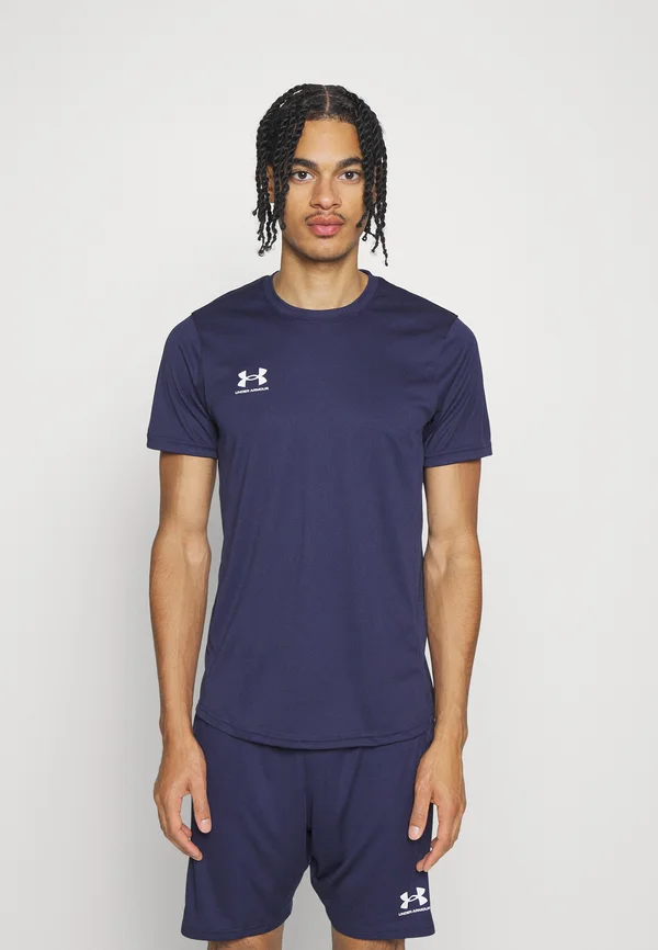 TRAIN - Sport T-Shirt - midnight navy/white