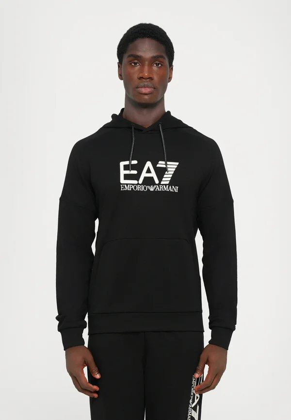 TRAIN VISIBILITY HOODIE  - Sweatshirt - black/cream