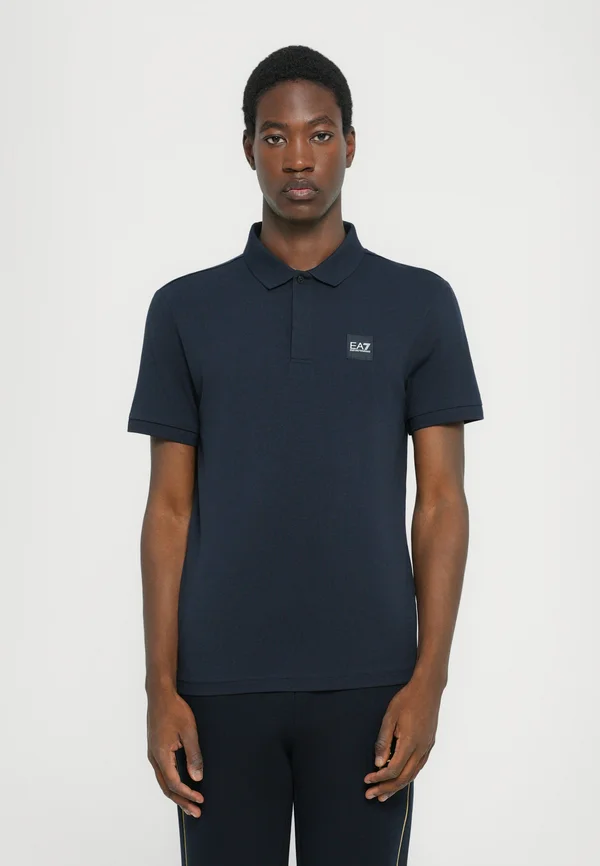 TRAIN VISIBILITY POLO - Poloshirt - blue/cream