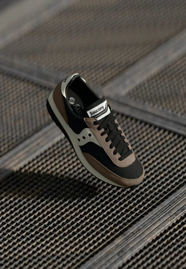 TRAINER 80 UNISEX - Sneaker low - black/tan