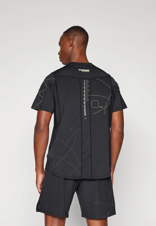 TRAINING CAMP  - Sport T-Shirt - black/neon green