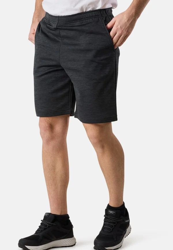 TRAINING LOGO - Kurze Sporthose - charcoal melange charcoal melange