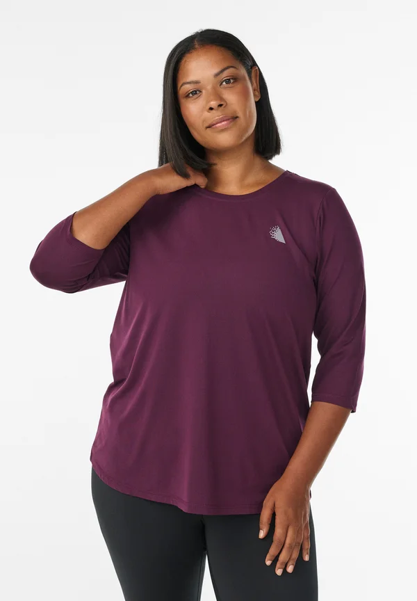 TRAINING MIT 3/4-ÄRMELN - Langarmshirt - potent purple