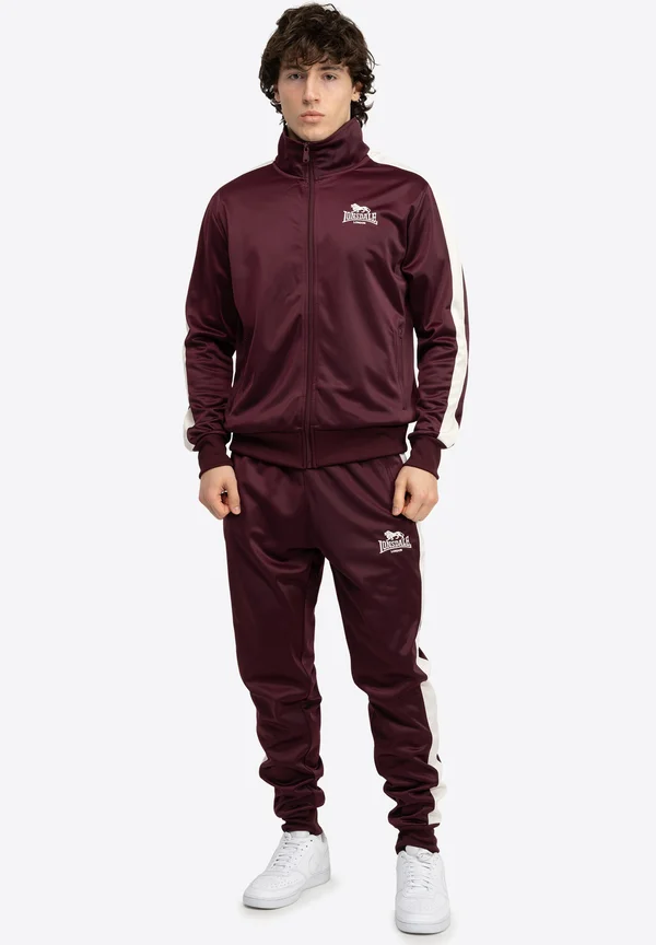 TRAINING NORMALE PASSFORM PEMBER SET - Trainingsanzug - oxblood ecru