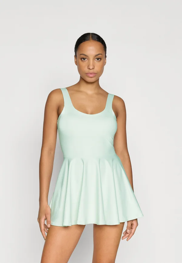 TRAINING SHINE DRESS - Sportkleid - sage frost