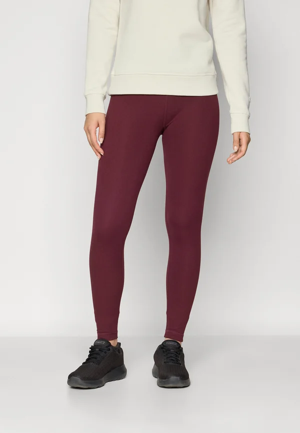 TRAINING SOFT TOUCH LEGGINGS - Tights - bordeaux