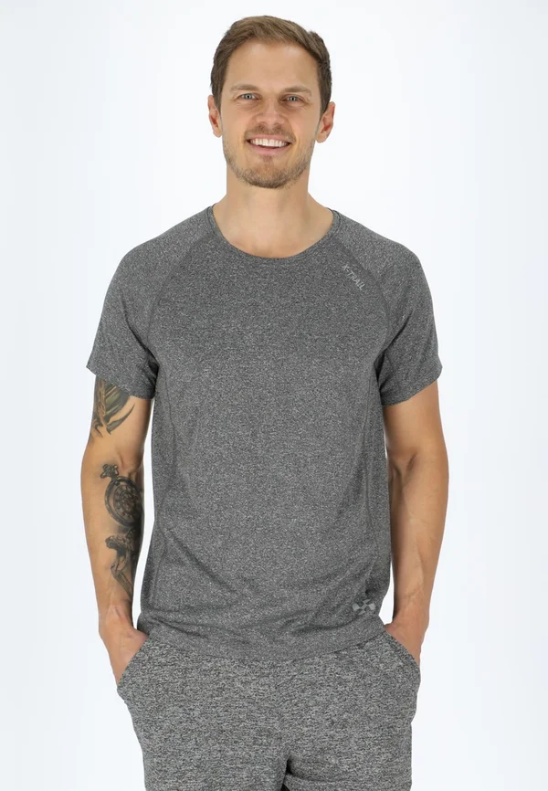 TRAINING  - T-Shirt basic - charcoal melange
