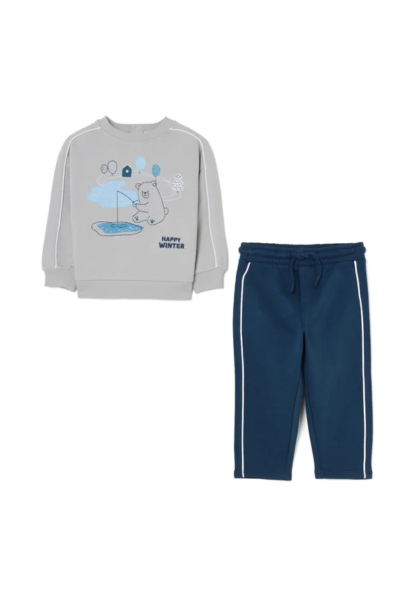 Trainingsanzug - grey/blue