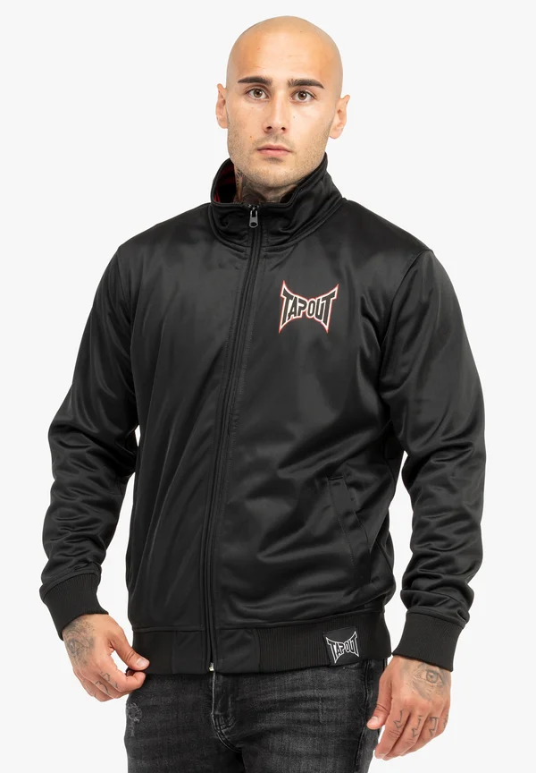 Trainingsjacke - black red ecru