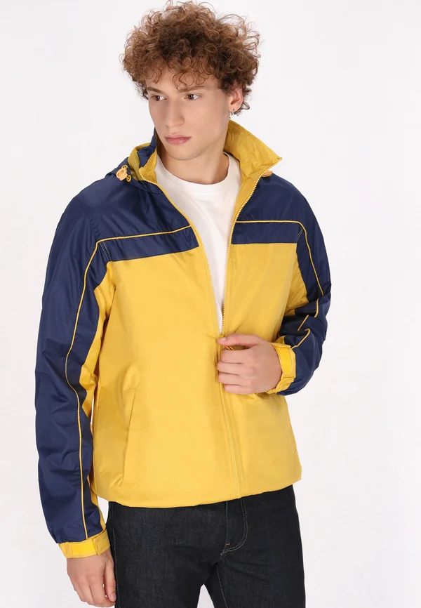 Trainingsjacke - gelb marine