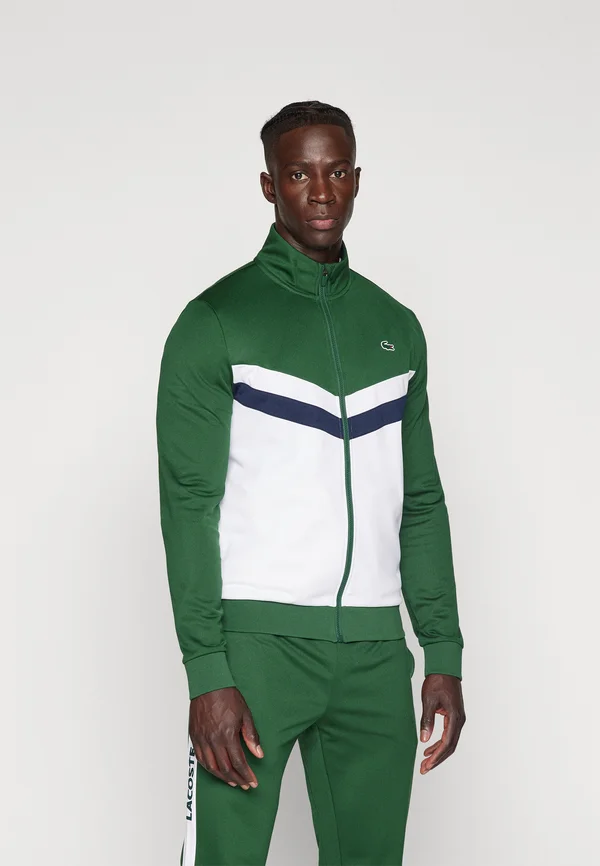 Trainingsjacke - green/white/navy blue