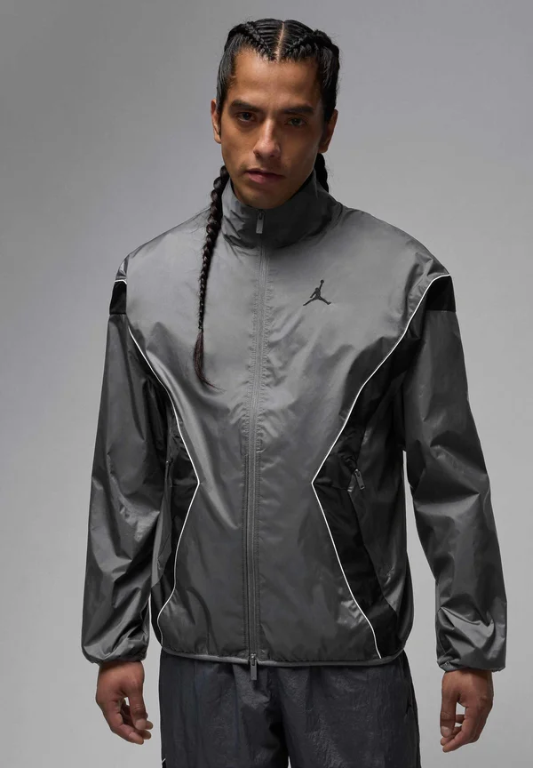 Trainingsjacke - iron grey/black/white/black