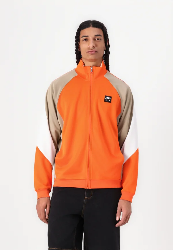 Trainingsjacke - safety orange/khaki/white