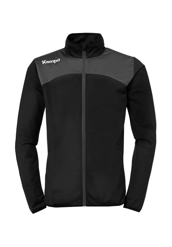 Trainingsjacke - schwarzgrau