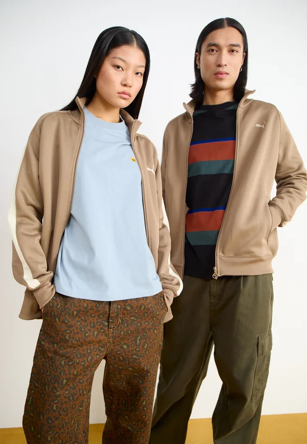 Trainingsjacke - totally taupe