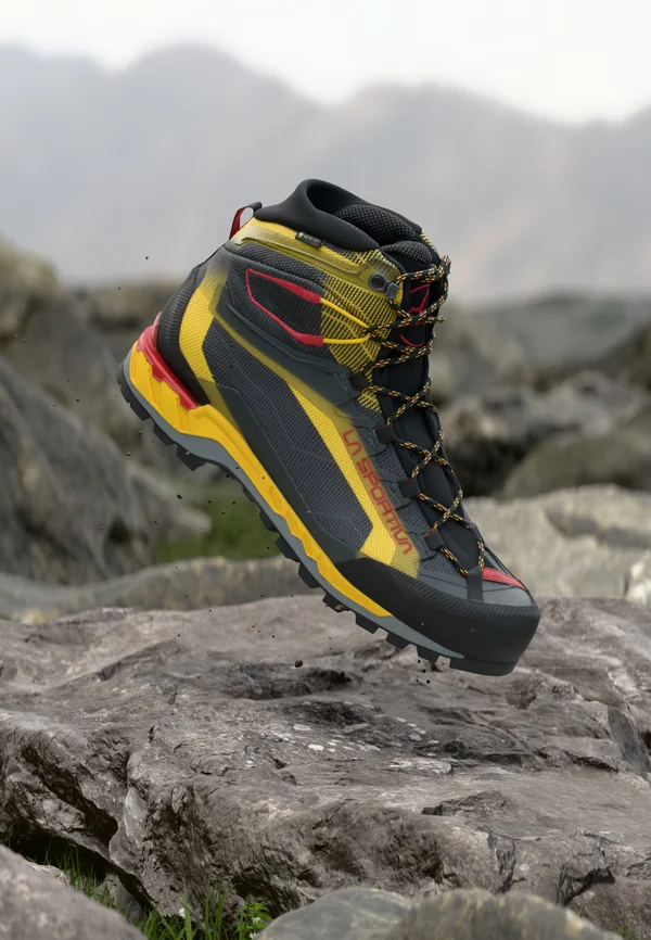 TRANGO TECH GTX - Hikingschuh - black/yellow