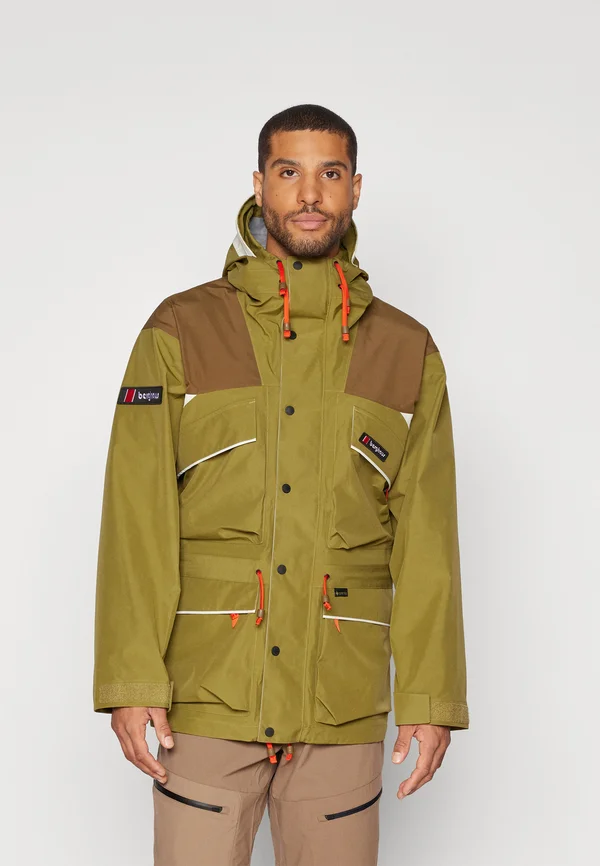 TRANGO UNISEX - Hardshelljacke - oak moss/bark/stone