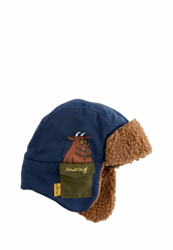 TRAPPER - Mütze - brown navy gruffalo