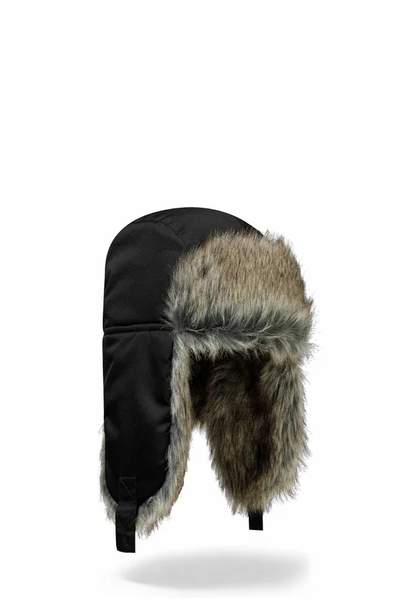 TRAPPER WITH LINING - Kopftuch - black